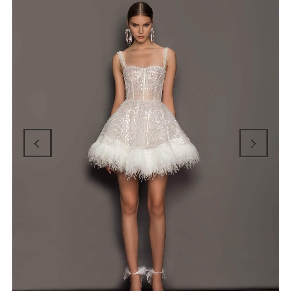 Bronx and Banco Mademoiselle Bridal Mini Dress